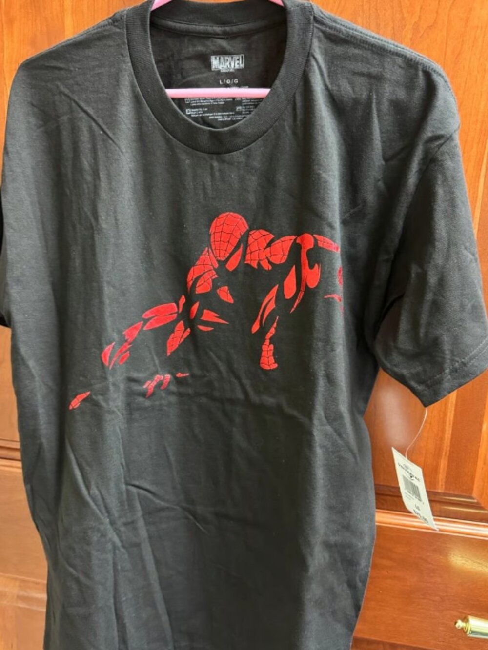 New! Marvel Spider Man T-Shirt, Size L